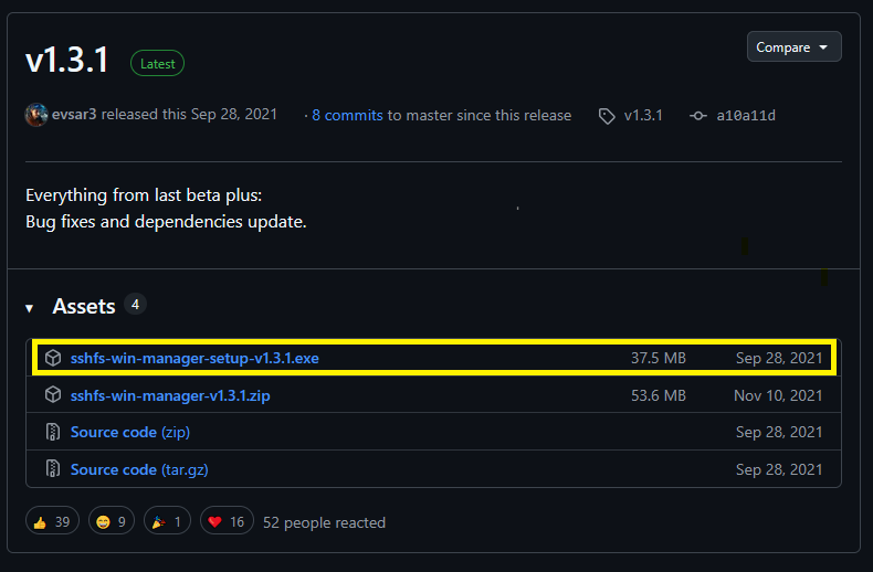 Placeholder for SSHFS-Win Manager installation screenshot